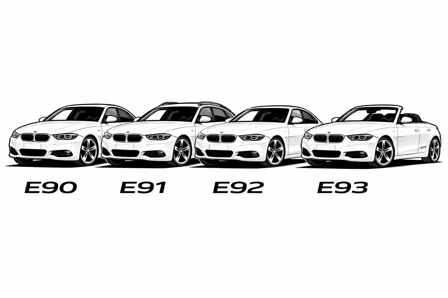 BMW E90 E91 E92 E93 Lenkräder